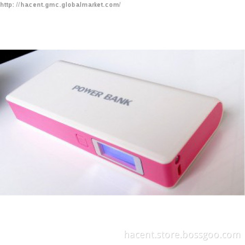 12000mah slim size power bank with lcd power display